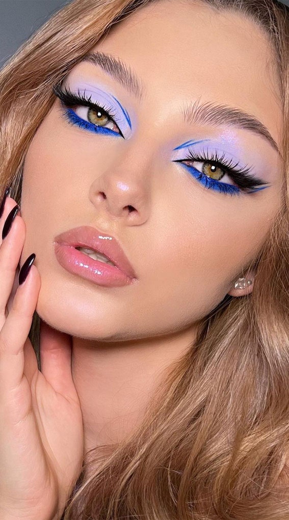 ¡Deslumbra en la noche con estos maquillajes perfectos para tu vestido azul!