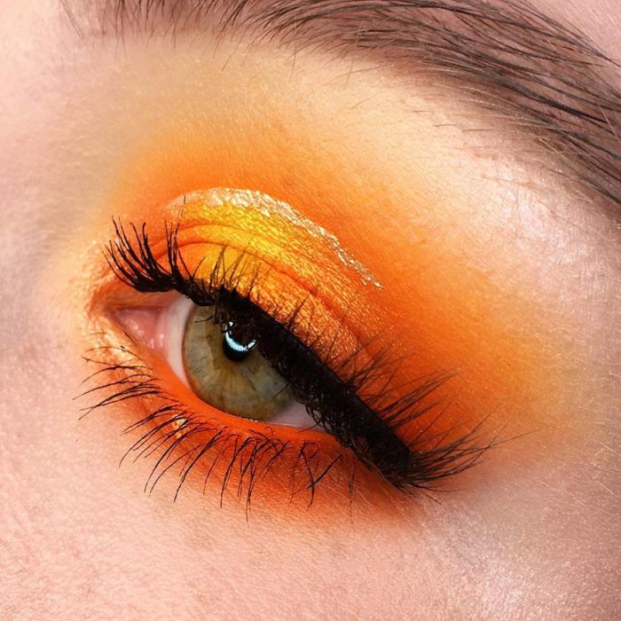 Los mejores tips para lucir un increíble maquillaje amarillo y naranja