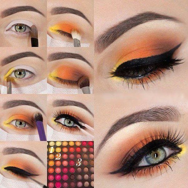Maquillaje de ojos: resalta tu mirada con tonos amarillo y naranja