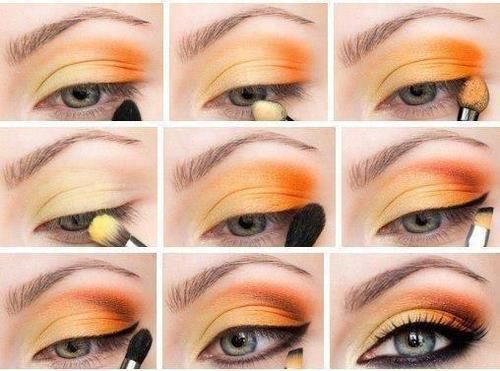 Paso a paso: Cómo lograr un maquillaje naranja perfecto